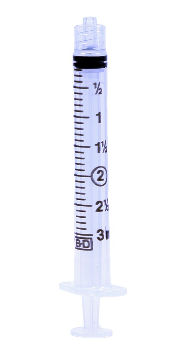 Packs de seringues stériles BD 3ml [ROW]