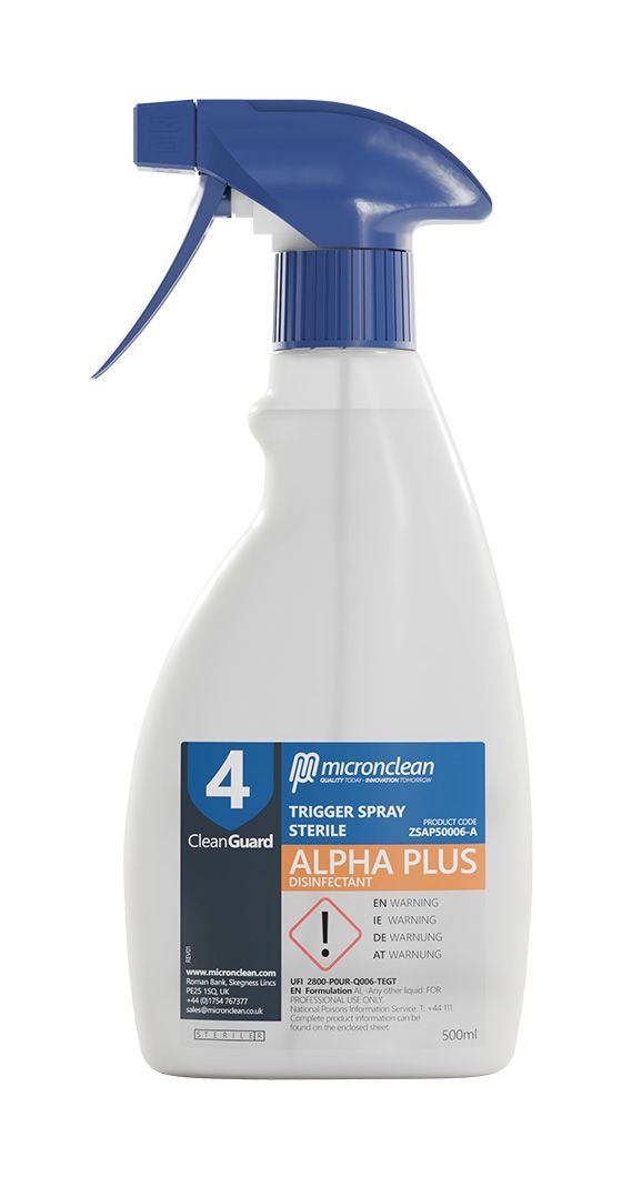 CleanGuard 4 - Alpha Plus Spray à gâchette - Stérile [EU]