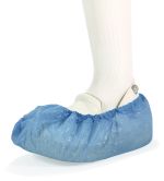 TuffGuard 2 Heavy Duty Polythene 16" Overshoe Blue Non-sterile